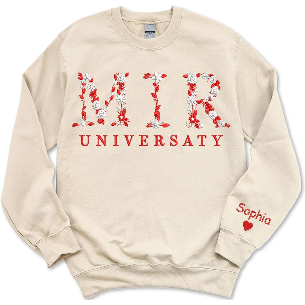 Pamaheart Personalized Embroidered Sweatshirt With Flower Letter, College Gift For Her Him University Business Christmas.jpg