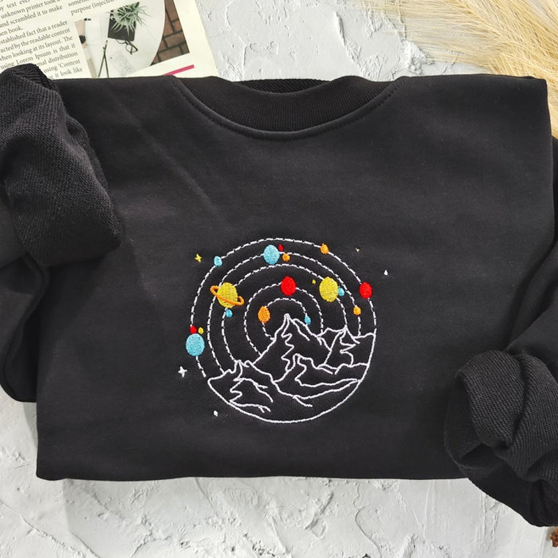 Planets And Mountain Embroidered Sweatshirt.jpg