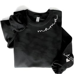 regamor mama sweatshirts, embroidered new mom gifts, embroidered mama sweatshirts, mother day