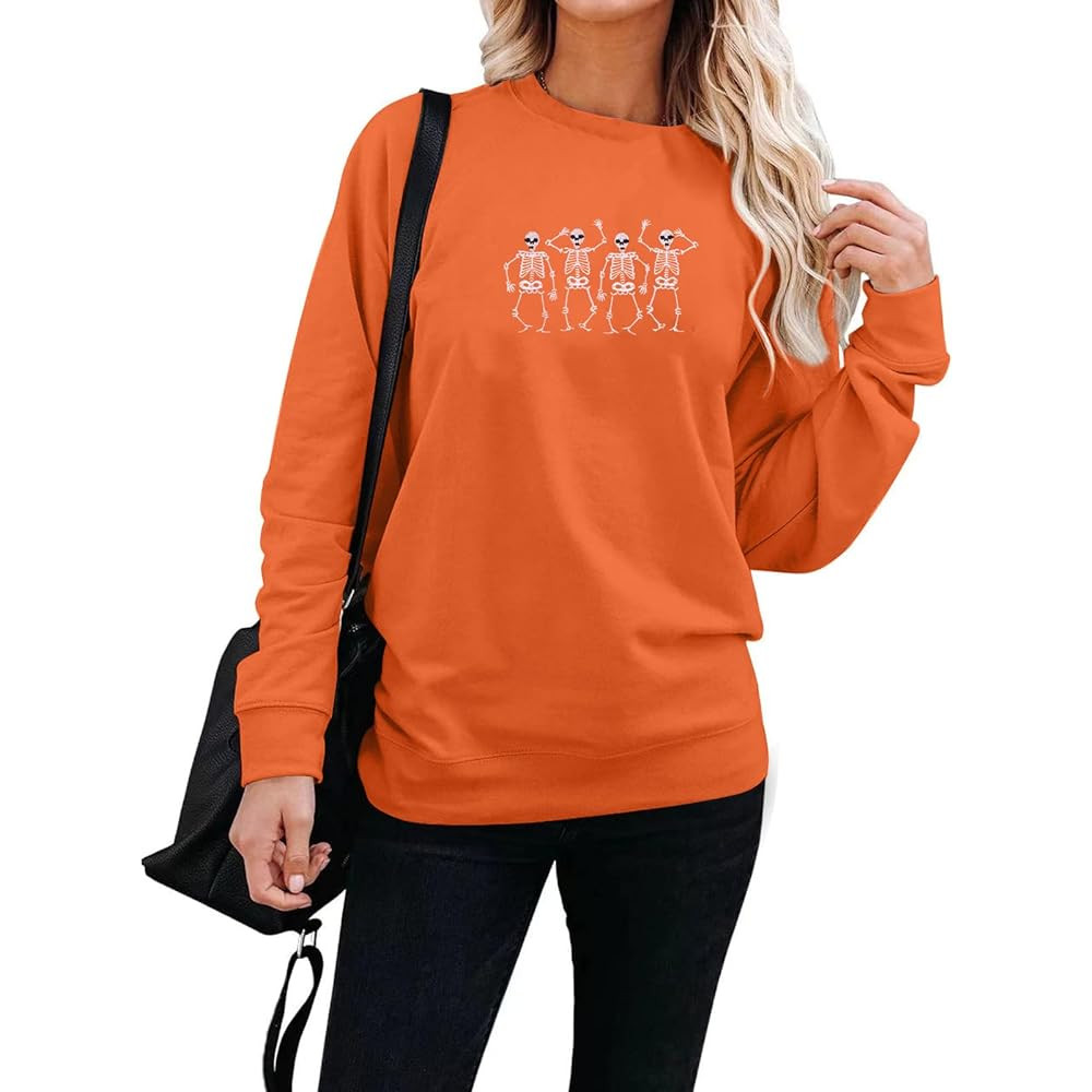 Women Dancing Skeleton Sweatshirt Halloween Horror Skull Sweatshirts Embroidered Spooky Season Long Sleeve Pullover.jpg