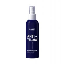 ollin anti-yellow neutralizing hair spray