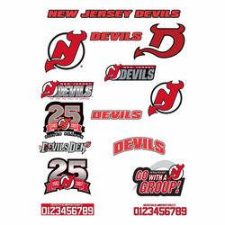 New Jersey Devils Hockey Teams Svg, New Jersey Devils Svg, NHL Svg, New Jersey Devils Team Bundles Svg