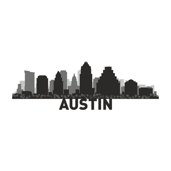 Austin Skyline SVG, Texas Silhouette, Texas Png, Austin Texa - Inspire ...