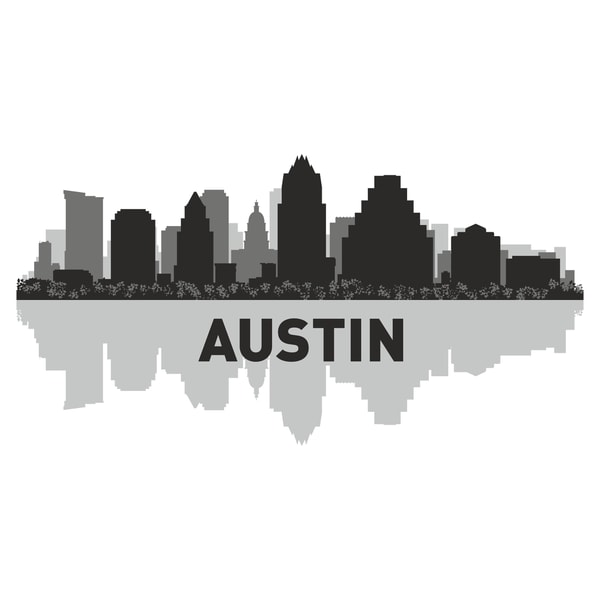 Austin Skyline SVG, Texas Silhouette, Texas Png, Austin Texa - Inspire ...