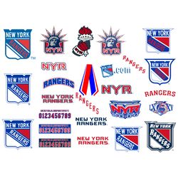 New York Rangers Hockey Teams Svg, New York Rangers Svg, NHL Svg, NHL Bundle Svg, New York Rangers Team Bundles Svg