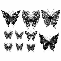 Butterfly Bundle svg, Butterfly Svg, Digital Download, Butterfly Files for Cricut, Butterfly Silhouette,butterfly vector