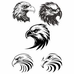 Eagle Head SVG, Eagle svg, American Eagle svg, Bald Eagle svg, Eagle Face svg, Eagle Head Cut Files, Eagle png