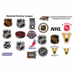 NHL svg, NHL Hockey svg, vintage hockey, NHL Logo svg, vintage NHL svg