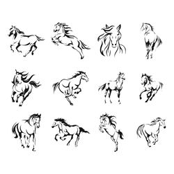 Horse SVG Bundle, Horse Silhouette, Horse Svg, Horse head svg, Horse vector, Horse svg cricut, Horse Cricut