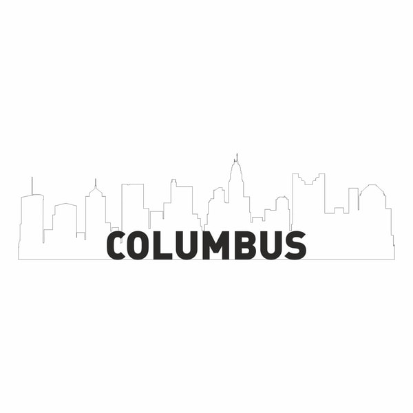 Colombus Svg Map Columbus Skyline SVG, Png, Columbus SVG Vector, Columbus Ohi | Inspire ...