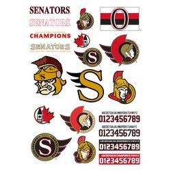 NHL, Ottawa Senators Team Bundles Svg, Ottawa Senators Svg, NHL Svg, Ottawa Senators alphabet, Instant Download