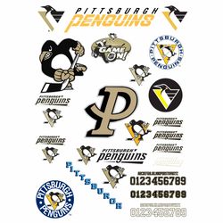 pittsburgh penguins svg, nhl, pittsburgh penguins team bundles svg, nhl bundle svg, instant download