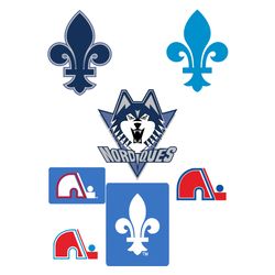 Quebec Nordiques Hockey Team svg, NHL Hockey, Instant Download, NHL Svg, Vintage Hockey Quebec Nordiques
