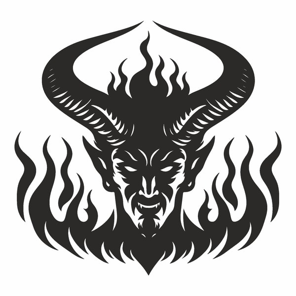 Devil Svg, Devil Face SVG Cricut Cut Files, Devil clipart, s | Inspire ...
