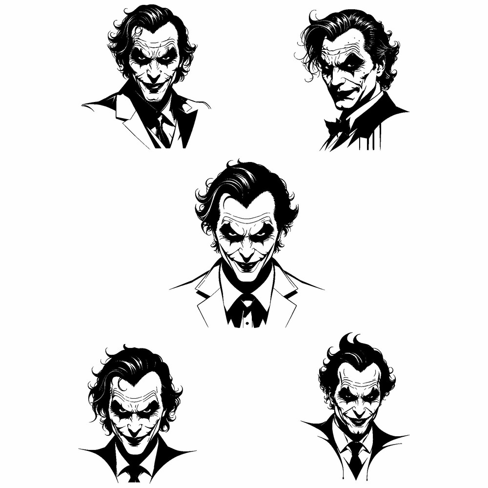 Joker SVG Clown Joker Svg Evil Joker Svg Joker Smile Svg Dark Joker Svg Joker Art Svg Villain Joker 0
