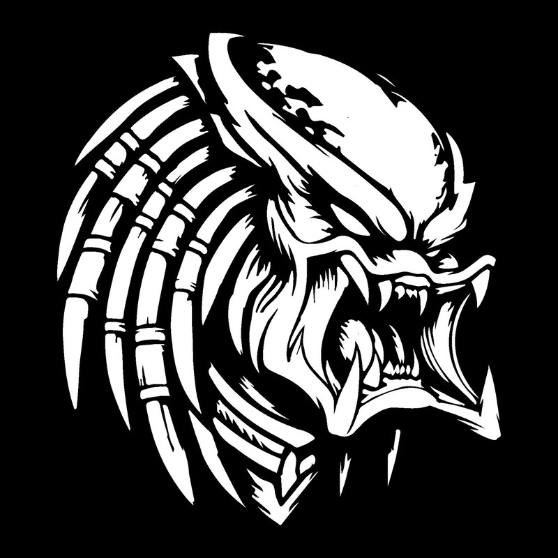 Predator Svg Bundle Predator SVG Predator Clip Art Depredador Svg Predator Cut File Alien Predator  9