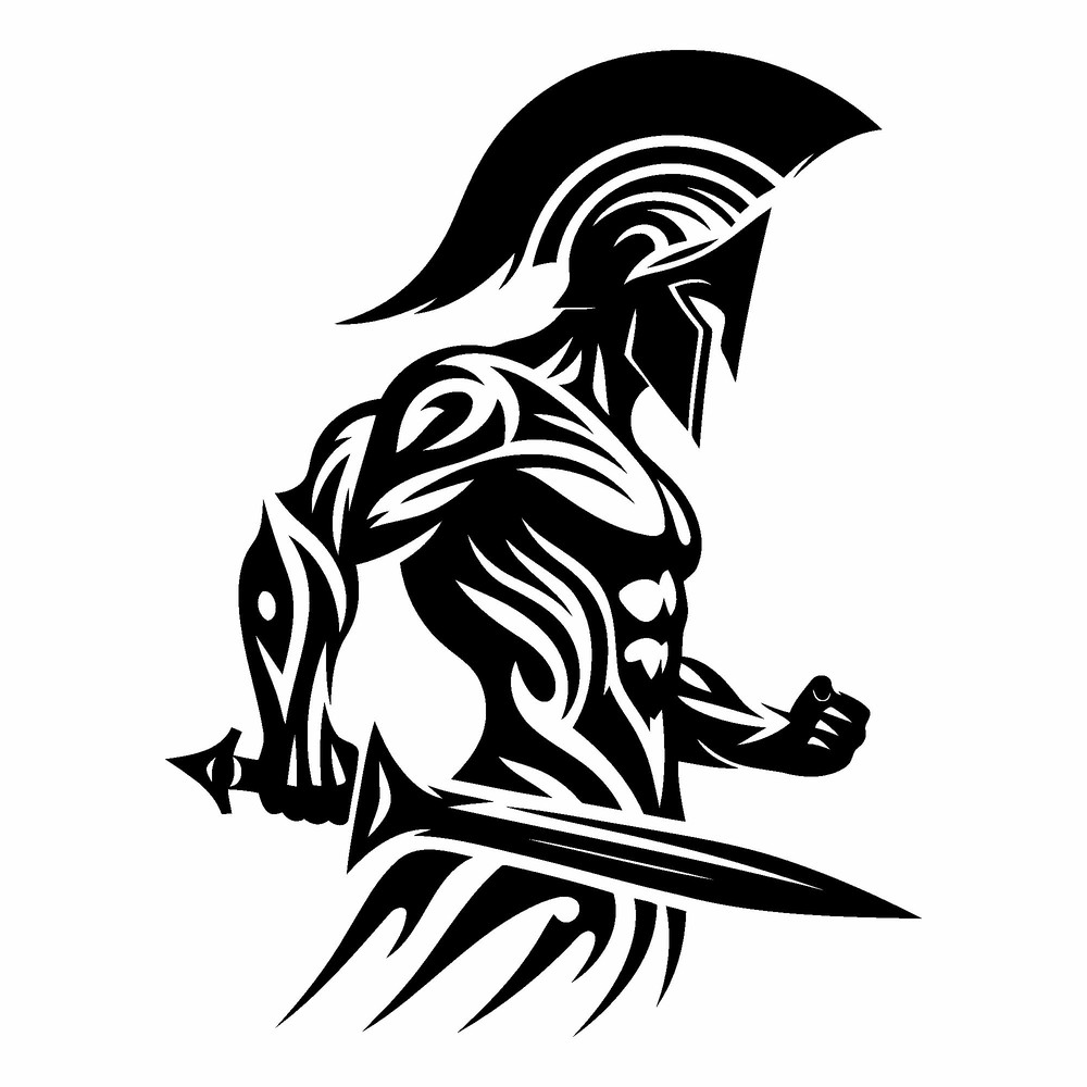 Sparta Svg Spartan SVG Spartan Warrior Clipart Warrior Helmet Spartan Spartan Warrior Vector Warrio 4