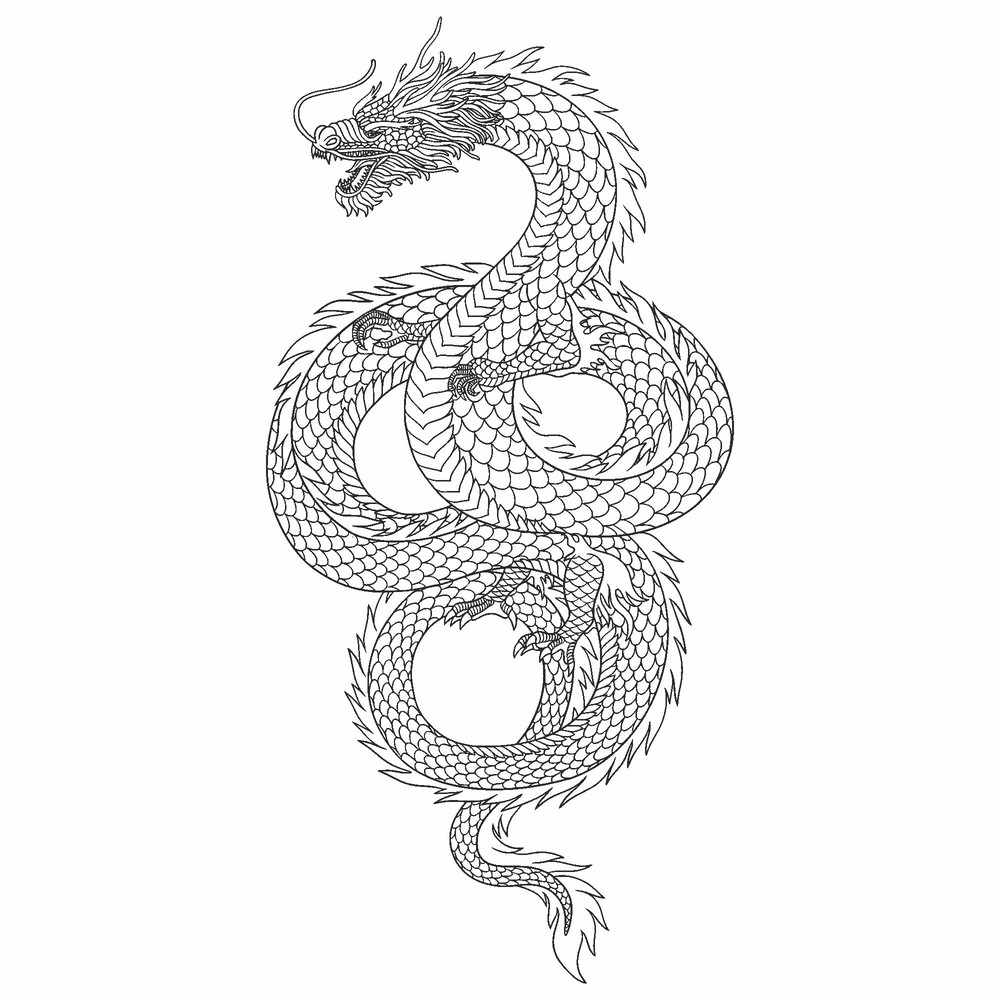 Dragon SVG Dragon Clipart Dragon Vector Dragon Silhouette Chinese Dragon Bundle Dragon Svg Cut File 1