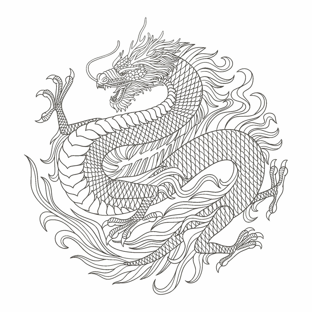 Dragon SVG Dragon Clipart Dragon Vector Dragon Silhouette Chinese Dragon Bundle Dragon Svg Cut File 2