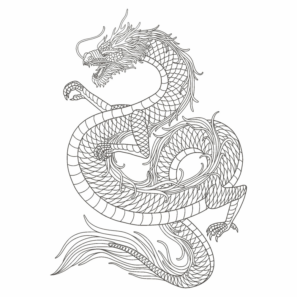 Dragon SVG Dragon Clipart Dragon Vector Dragon Silhouette Chinese Dragon Bundle Dragon Svg Cut File 3