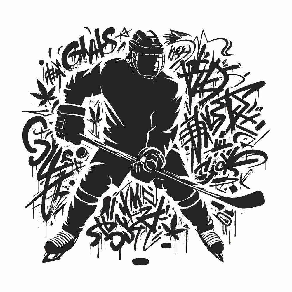 Hockey Player SVG Hockey Svg Ice Hockey Player Svg Custom Hockey Player SVG Hockey Player Cut File 2