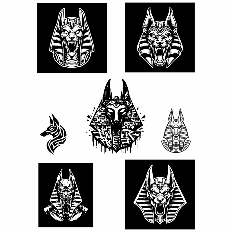 Anubis SVG Anubis God Of Death Svg Hand Drawn Anubis Svg Anubis Head SVG Ancient Egypt Anubis Ankh 0