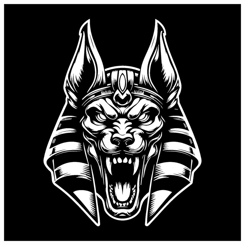 Anubis SVG Anubis God Of Death Svg Hand Drawn Anubis Svg Anubis Head SVG Ancient Egypt Anubis Ankh 3