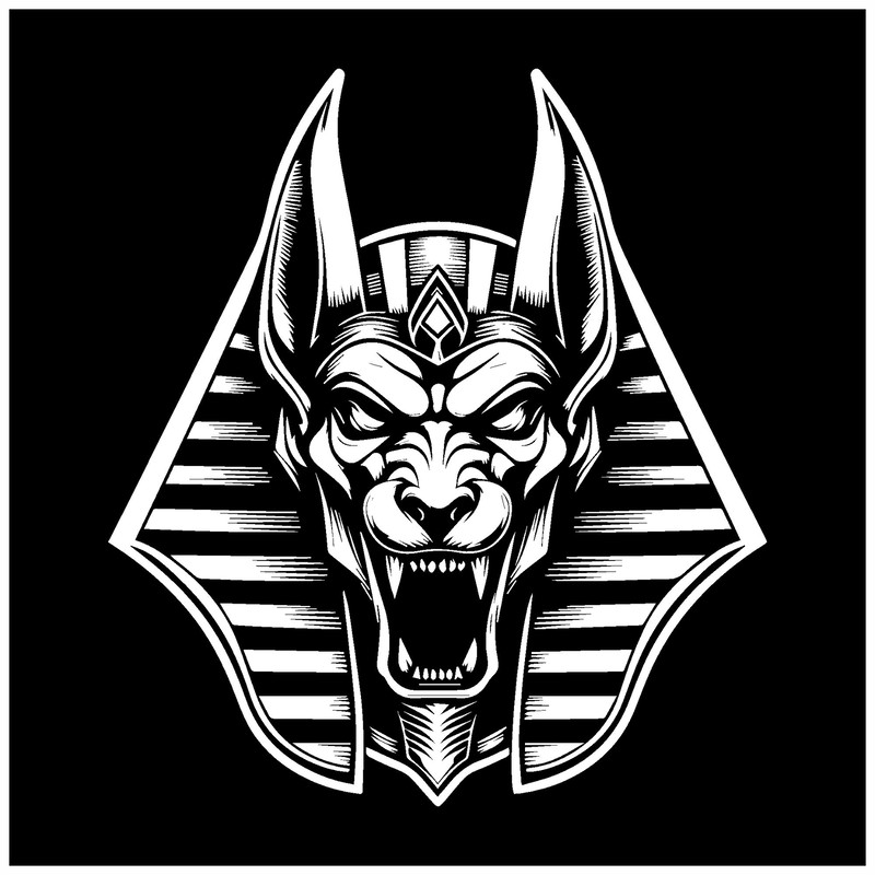 Anubis SVG Anubis God Of Death Svg Hand Drawn Anubis Svg Anubis Head SVG Ancient Egypt Anubis Ankh 4