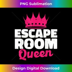 Mystery Escape Room Queen Challenge - Sophisticated PNG Sublimation File - Rapidly Innovate Your Artistic Vision