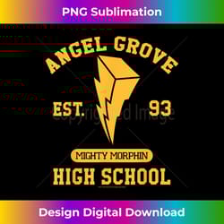 power rangers angel grove high school gold collegiate - sleek sublimation png download - reimagine your sublimation pieces