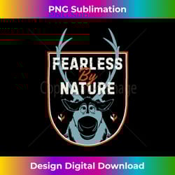 disney frozen 2 sven fearless by nature crest - classic sublimation png file - lively and captivating visuals