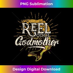 reel cool godmother trout fishing lover godmom themed print - urban sublimation png design - crafted for sublimation excellence