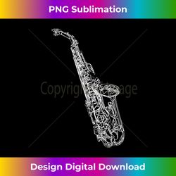 Tenor Saxophone Jazz Music Saxophonist - Luxe Sublimation PNG Download - Pioneer New Aesthetic Frontiers