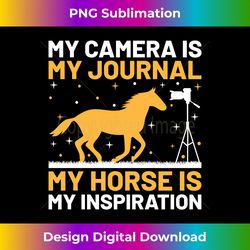 Horse Photography Horseback Riding Horses Hobby Photographer - Innovative PNG Sublimation Design - Animate Your Creative Concepts