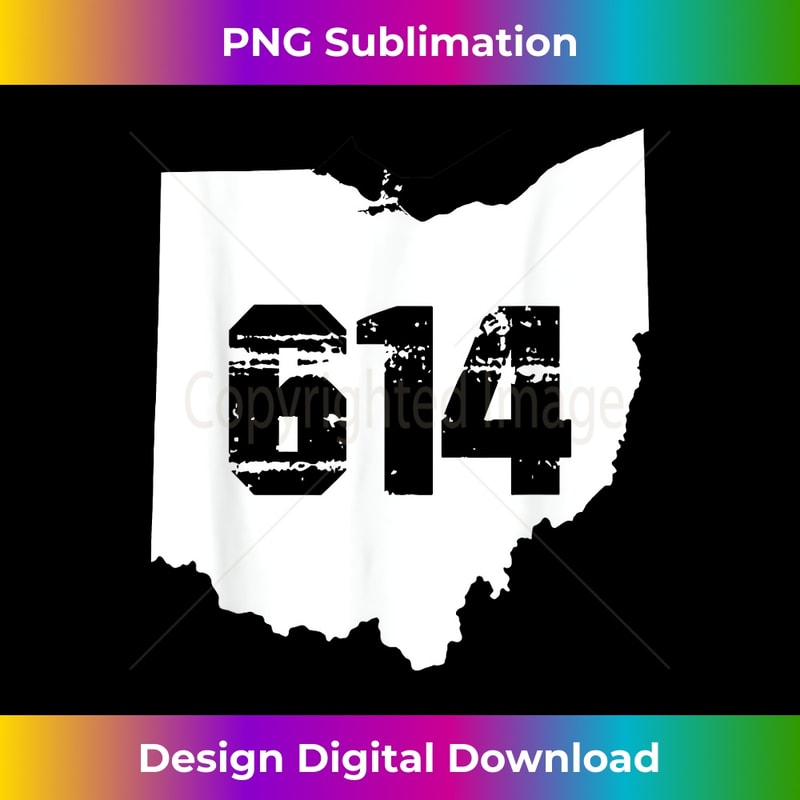 Columbus Ohio 614 Area Code - Classic Sublimation PNG File - | Inspire ...