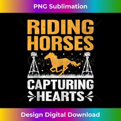 Horse Photography Horseback Riding Horses Hobby Photographer - Sophisticated PNG Sublimation File - Crafted for Sublimation Excellence