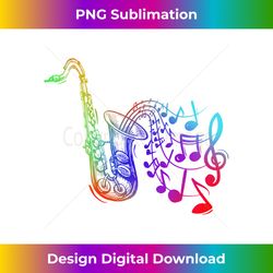 Tie Dye Saxophone Marching Band Sax Instrument Jazz Music - Classic Sublimation PNG File - Customize with Flair