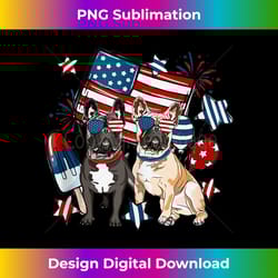 4th of july french bulldog dog independence day patriotic - minimalist sublimation digital file - enhance your art with a dash of spice