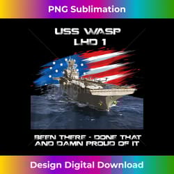 uss wasp lhd-1 amphibious assault ship veteran usa flag xmas - classic sublimation png file - ideal for imaginative endeavors