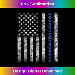 police dog k9 american flag canine veterans day - minimalist sublimation digital file - striking & memorable impressions