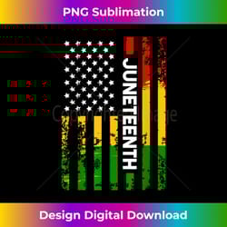 june 19th history of afircan us american flag juneteenth - sleek sublimation png download - enhance your art with a dash of spice