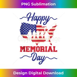 Happy Memorial Day Funny Veteran USA Patriotic American Flag - Bespoke Sublimation Digital File - Reimagine Your Sublimation Pieces