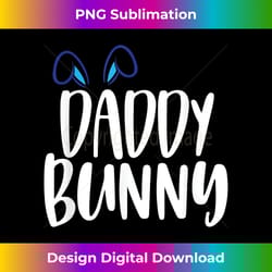 daddy bunny cute family matching easter couple - futuristic png sublimation file - elevate your style with intricate details