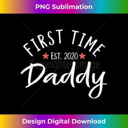 mens first time daddy est 2020 dad - luxe sublimation png download - rapidly innovate your artistic vision