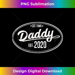 mens first time dad est. 2020 daddy to be new father - futuristic png sublimation file - access the spectrum of sublimation artistry