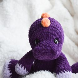 Personalised plush dinosaur toy, dino stuffed animals New Year baby gift
