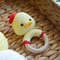 Duck Crochet Rattle Easy Pattern Crocheted Duckling Toy 2