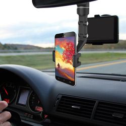 multifunctional rearview mirror phone holder