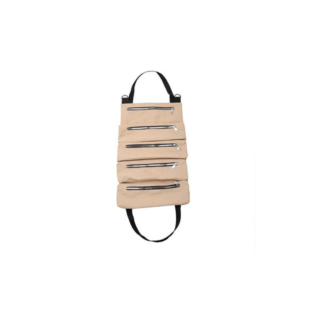 Canvas Wrench Roll Up Pouch For Convenient Tools Storage pink