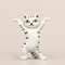 Funny Sassy Dancing Cat Airpod Holder grey